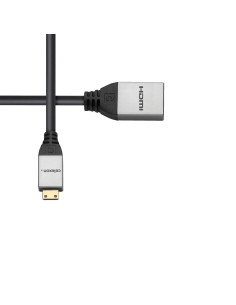 celexon Mini HDMI to HDMI M/F Adapter with Ethernet - 2.0a/b 4K 0.Professional Line 2