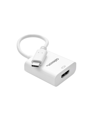 celexon USB-C auf HDMI M/F Adapter, weiß