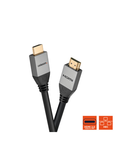 celexon HDMI cable with Ethernet - 2.0a/b 4K 1.Professional Line