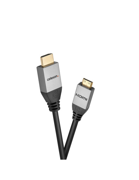 celexon HDMI to Mini HDMI Cable with Ethernet - 2.0a/b 4K 1.Professional Line