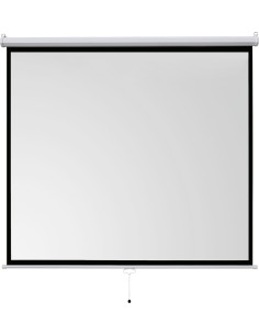 celexon basic Manual pull down screen,Format 1:1, Home cinema screen, Projection screen, 3D screen, Full HD screen, projector