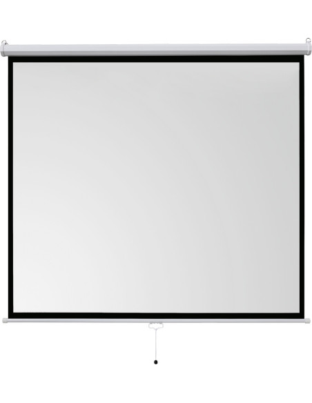 celexon basic Manual pull down screen,Format 1:1, Home cinema screen, Projection screen, 3D screen, Full HD screen, projector