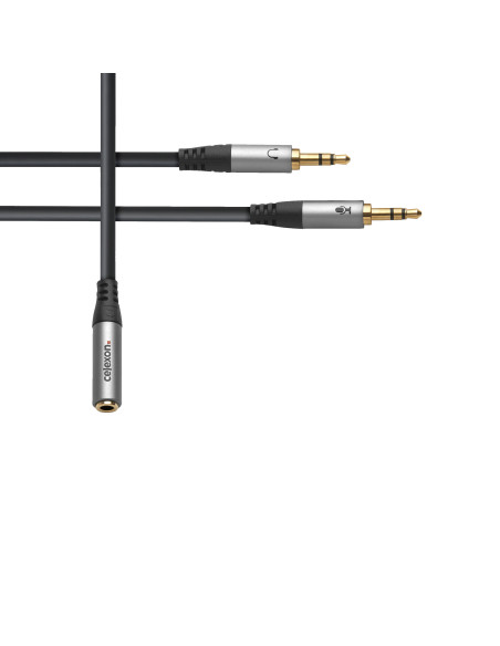 celexon 2x 3.m stereo jack to 3.m stereo jack M/F audio adapter 0.Professional Line