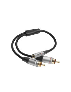 celexon 2x cinch to 3.m stereo jack M/F audio adapter 0.Professional Line