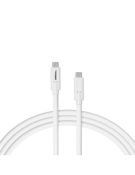 celexon USB-C Kabel - USB 3.2 Gen 2x1 1,weiß