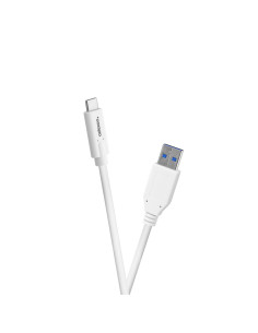 celexon USB-C auf USB-A Kabel - USB 3.2 Gen 2x1 0,weiß