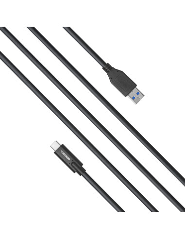celexon USB-C auf USB-A Kabel - USB 3.2 Gen 2x1 0,schwarz