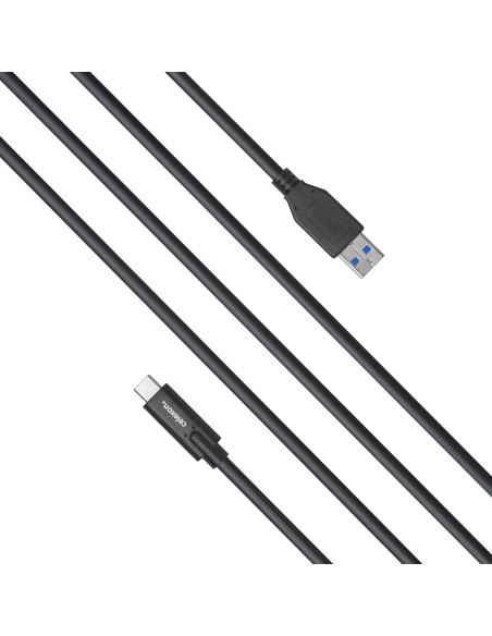 celexon USB-C auf USB-A Kabel - USB 3.2 Gen 2x1 0,schwarz