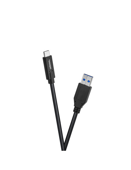 celexon USB-C auf USB-A Kabel - USB 3.2 Gen 2x1 1,schwarz