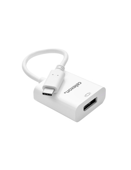 celexon USB-C auf DisplayPort M/F Adapter, weiß