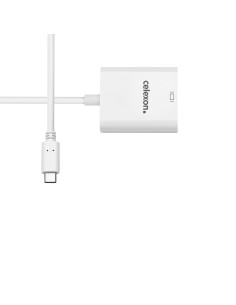 celexon USB-C auf DisplayPort M/F Adapter, weiß 2