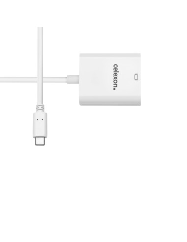 celexon USB-C auf DisplayPort M/F Adapter, weiß