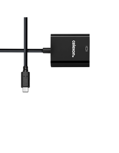 celexon USB-C auf DisplayPort M/F Adapter, schwarz