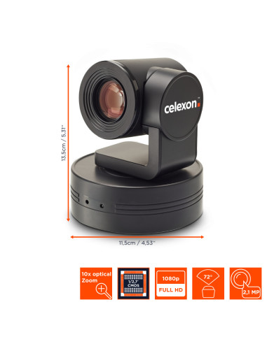 celexon PTZ Video Conference camera VK1080 Full HD
