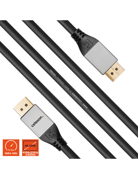 celexon DisplayPort cable 4K 5.Professional Line