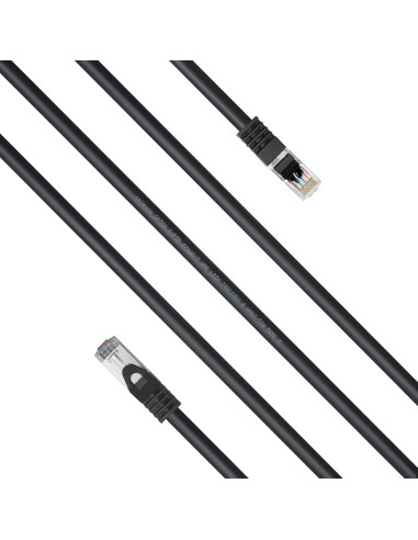 celexon CAT6A patch cable - S/FTP 1.Black