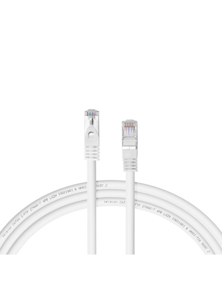 celexon CAT6A patch cable - S/FTP 7.White