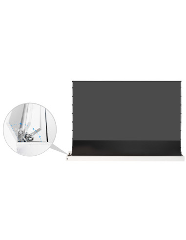 celexon CLR HomeCinema Plus UST High Contrast Electric Floor Screen 100 – White