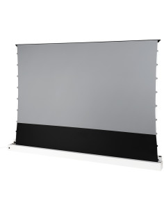 celexon CLR HomeCinema Plus UST High Contrast Electric Floor Screen 120 – White