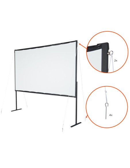 celexon Basic Line Mobile Folding Frame Screen80