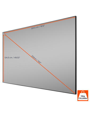 celexon CLR HomeCinema UST High Contrast Frame Screen V2.0 100