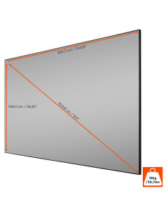 celexon CLR HomeCinema UST High Contrast Frame Screen V2.0 120 2