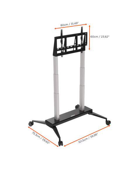 celexon Professional electric height adjustable display trolley Adjust-4270M