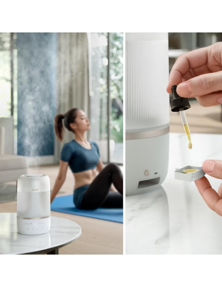 PHILIPS Овлажнител Серия 1000 До 41 m2 3 настройки бяло