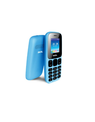 Мобилен телефон с бутони SOL B1405 SKY BLUE