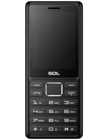 Мобилен телефон с бутони SOL B2405 Сребърен