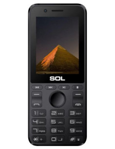 Мобилен телефон с бутони SOL B2415 ЧЕРЕН