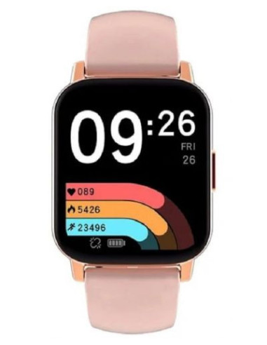 СМАРТ ЧАСОВНИК DOOGЕЕ CS2 розов  БЕЗ СИМ СЪС СИЛИКОНОВА КАИШКА