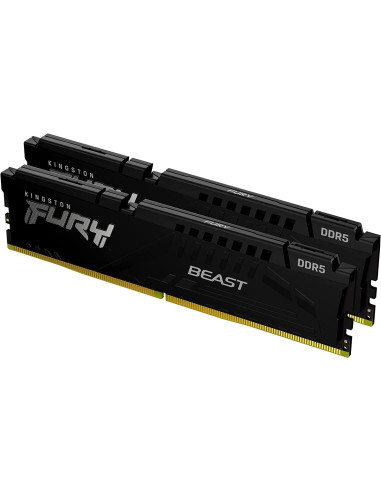 Kingston 16GB 4800MT/s DDR5 CL38 DIMM (Kit of 2) FURY Beast Black PnP, EAN: 740617325973