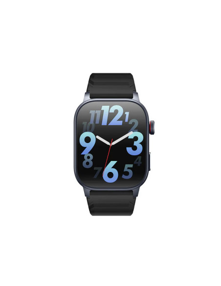 СМАРТ ЧАСОВНИК Kislect Min С БТ разговори, черен  БЕЗ СИМ  силиконова каишка - мостра