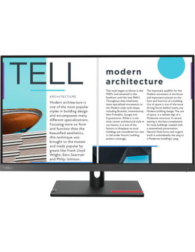 LENOVO S25e-30 24,5 инча VA FHD 16:9 75Hz 250cd/m2 4ms HDMI VGA