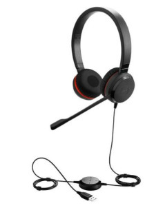 JABRA Evolve 20SE MS стерео слушалки Special Edition, кабелни, сертифицирани за Skype за бизнес