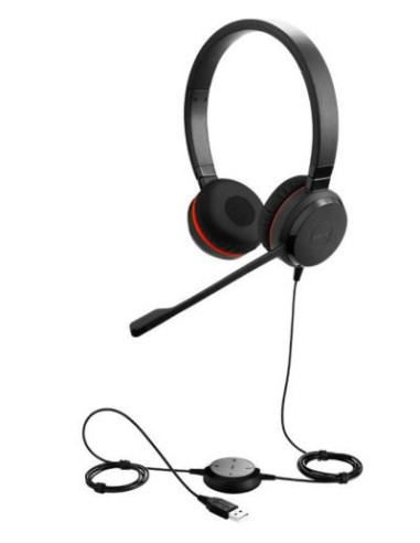 JABRA Evolve 20SE MS стерео слушалки Special Edition, кабелни, сертифицирани за Skype за бизнес