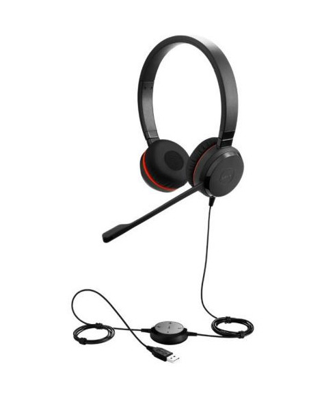 JABRA Evolve 20SE MS стерео слушалки Special Edition, кабелни, сертифицирани за Skype за бизнес