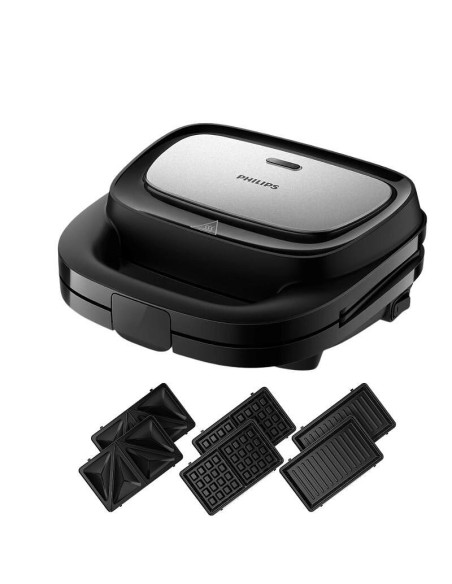 Сандвич машина PHILIPS 3 комплекта чинии за панини, сандвичи и гофрети