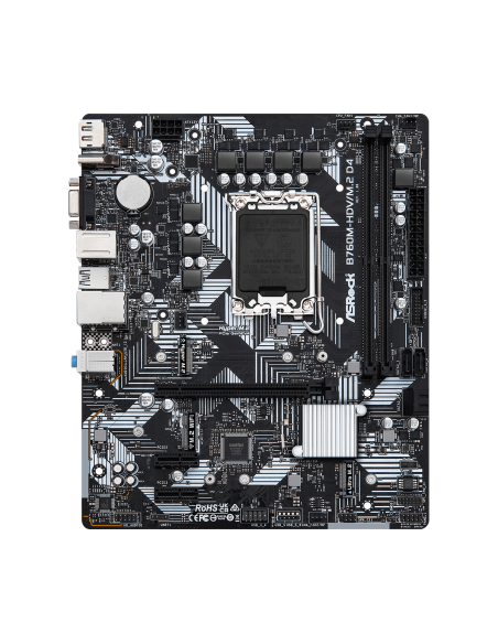 Дънна платка ASROCK B760M-HDV/M.2 D4, сокет 1700, DDR4, mATX