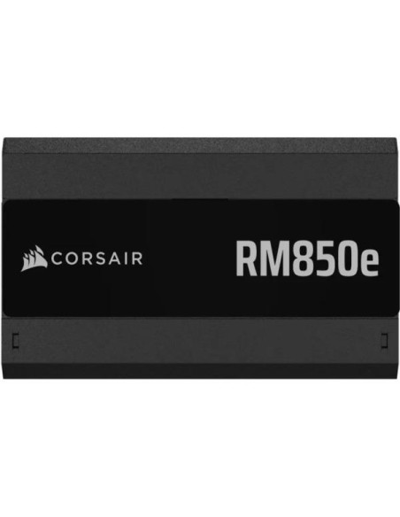 Захранване CORSAIR RMe Series RM850e 850 Watt ATX 3.1 PCIe 5.1, сертифицирано от Cybenetics Gold, напълно модулно.