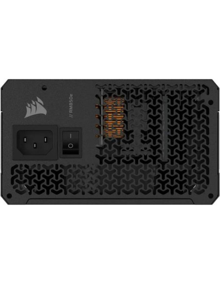 Захранване CORSAIR RMe Series RM850e 850 Watt ATX 3.1 PCIe 5.1, сертифицирано от Cybenetics Gold, напълно модулно.