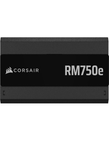 Захранване CORSAIR RMe Series RM750e 750 Watt ATX 3.1 PCIe 5.1, сертифицирано от Cybenetics Gold, напълно модулно.