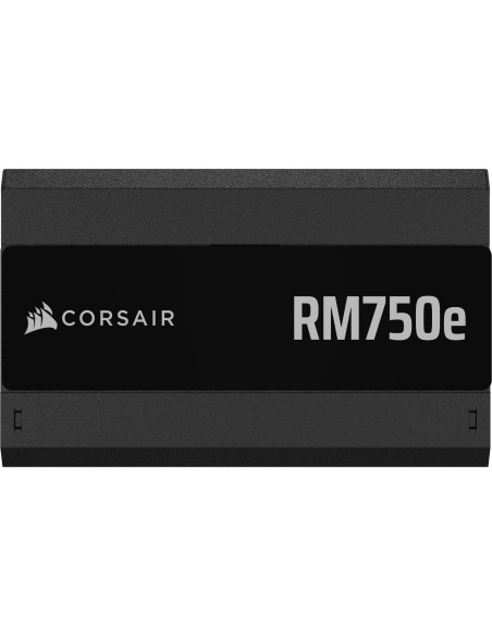 Захранване CORSAIR RMe Series RM750e 750 Watt ATX 3.1 PCIe 5.1, сертифицирано от Cybenetics Gold, напълно модулно.