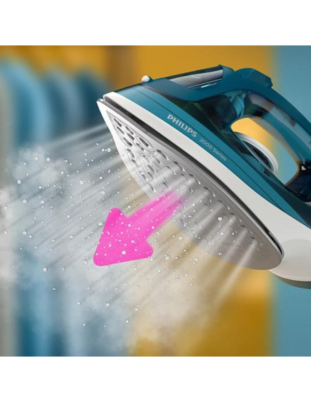 Парна ютия PHILIPS Series 2000 25 г/мин 130 г парен удар син