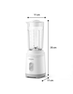 PHILIPS Мини блендер серия 3000 350W ProBlend 2 скорости бял 2