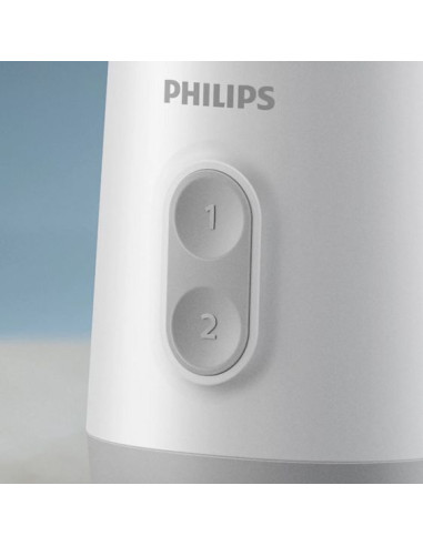 PHILIPS Мини блендер серия 3000 350W ProBlend 2 скорости бял