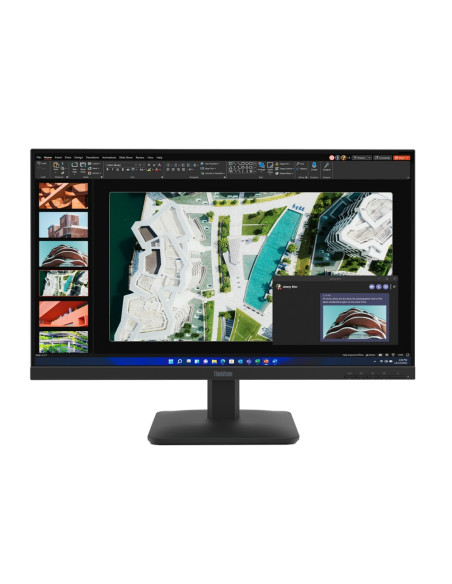 Lenovo ThinkVision S27-4e 27" IPS WLED, 1920x1080, 16:9, 4ms, 100Hz, 300 cd/m, 1500:1, HDMI, VG, накланяща се стойка