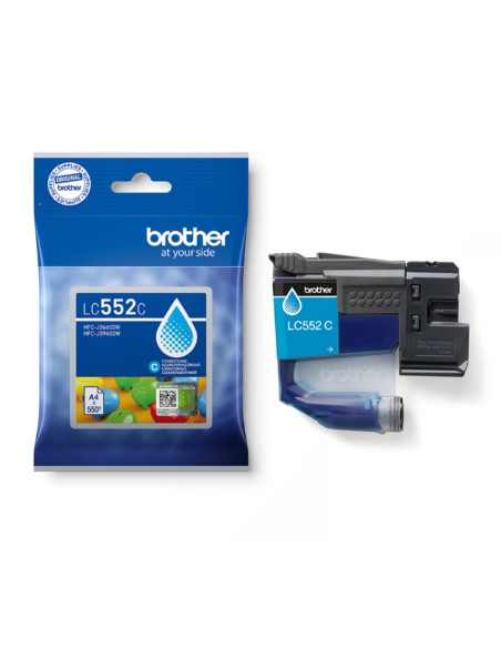 Мастилена касета Brother LC-552 циан