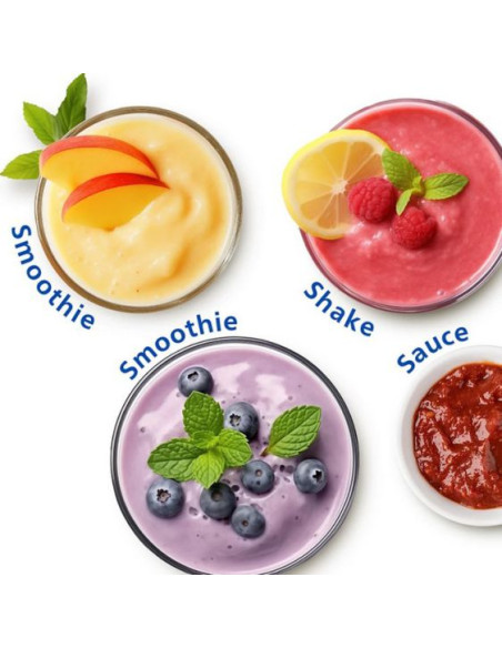 PHILIPS Мини блендер серия 3000 350W ProBlend 2 настройки за скорост бял и сребрист